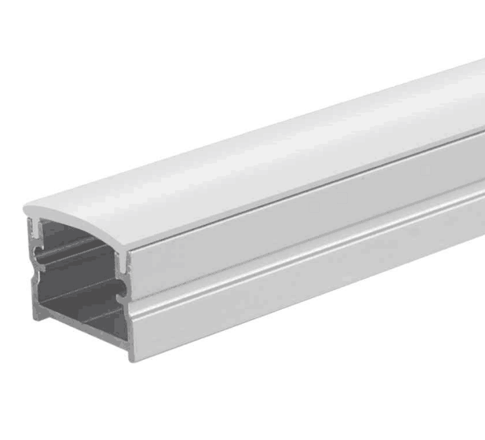 PA1612---Narrow-LED Profile Aluminum for Walls & Furniture, PC Diffuser Protects Eyes