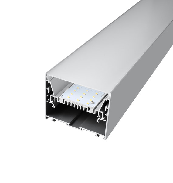 AS100-A1---High-quality Choice of LED Aluminum Profile: 6063 Aluminium, German PMMA Diffuser for Soft Lighting, Creative CNC Leak-proof Endcap, Click-in Tray for Easy Installation and Maintenance, Multiple Installation Methods