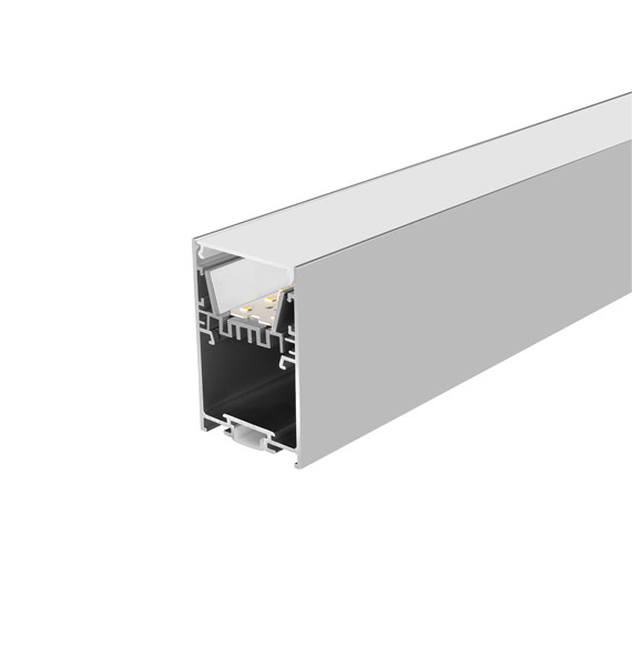 AS5075-D1--- LED Aluminum Profile-German PMMA Diffuser Creates Uniform and Soft Lighting, Creative CNC Endcap, Stylish and Leak-proof, Click-in Tray for Easy Operation, Flexible Various Installations