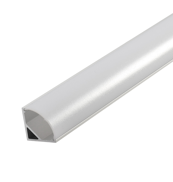 CR1616---Surface - Mountable 6063 LED Aluminium Profile: Adaptable to 90° Corners, Creating Ideal Lighting for Cabinets and Display Shelves with 3 - Year Warranty