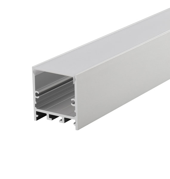 AS3535---PMMA Opal Black Led Aluminum Profile Hospitals Warehouses 35mm Led Aluminum Profile for Led Strip