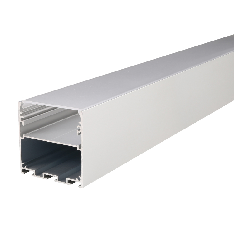 AS5050-V2---PMMA Opal Frosted Aluminium Profile Silver Black White Diffuser Anodized Aluminium Display Shelves Led Extrusion Led Channel for LED Strip Light