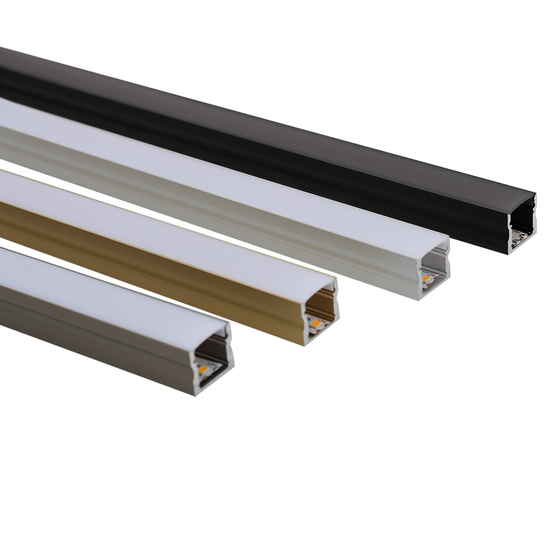 Square led aluminum profile extrusion channel for suspend led light surface mounted