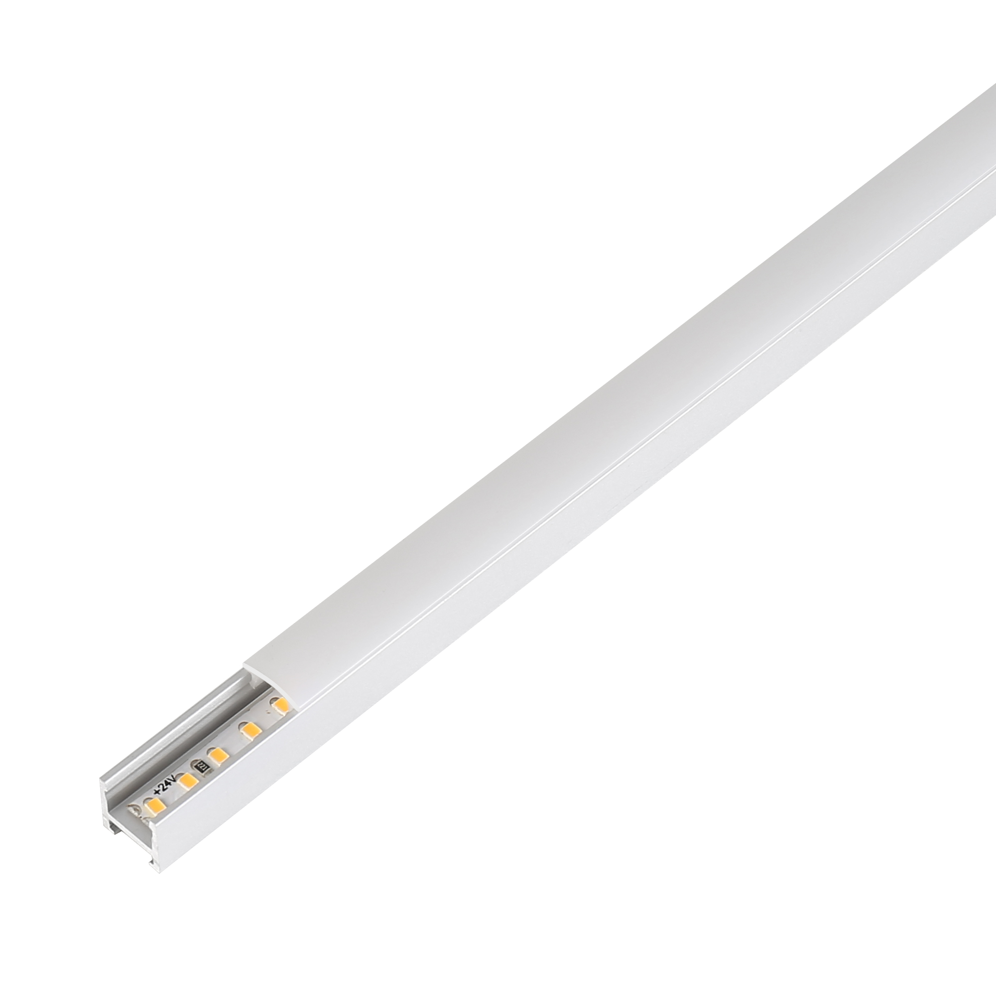 Thinkmax Surface Mounted Kitchen Small Magnet Aluminium profile for led strip with PC Cover Channel