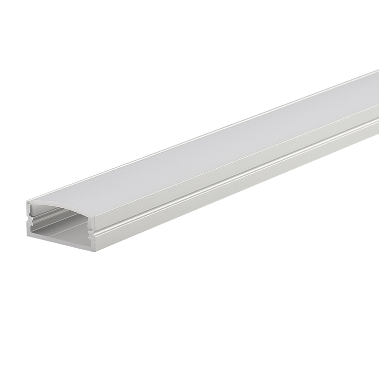 SM2310---High-quality Anodized LED Aluminium Surface Mount Profiles: Suitable for Walls, Bookshelves, Cabinets, etc. PMMA Opal Material Creates Soft and Uniform Lighting Effects.