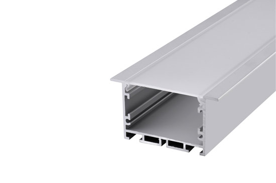 RC5032-A—PMMA Frosted Diffuser Silver Black Anodized Aluminium Profile Extrusion Channel for LED Strip Light
