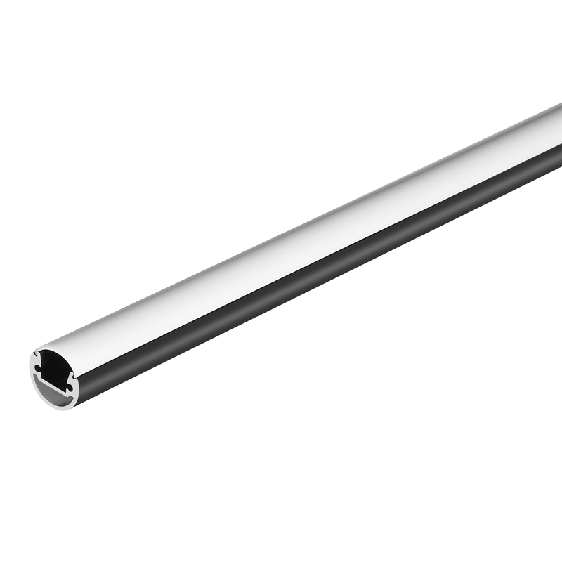 Round16-2—Round led aluminum profile ideal for 8mm LED Strips on table or wall mount