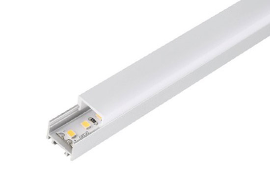 H1512-S—Preferred Choice for Small-size led aluminum profile to Lighting Fixtures: Direct Mounting on Flat Surfaces. Concealed Clip Mounting. Deep Regressed Diffuser for Anti-glare Effect