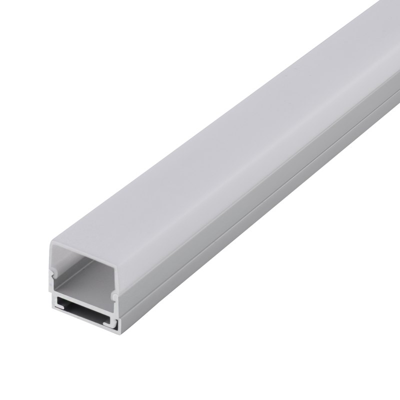 SM1919—High – Quality Anodized Surface Mount Aluminum Profiles LED lighting with PMMA Opal diffuser for Soft Lighting – Compact, Recyclable & Ideal for Multiple Surfaces!